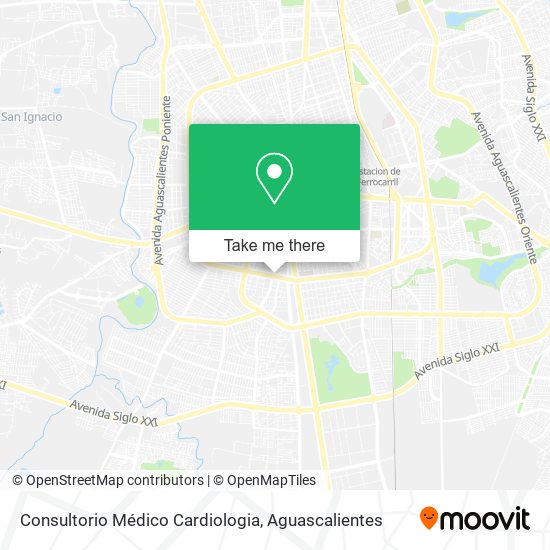 Consultorio Médico Cardiologia map