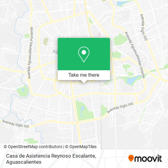 Casa de Asistencia Reynoso Escalante map