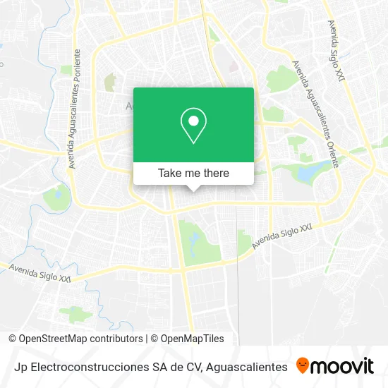 Jp Electroconstrucciones SA de CV map