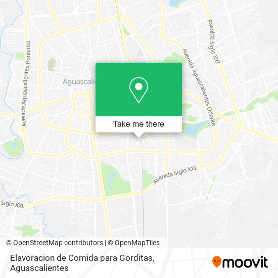 Elavoracion de Comida para Gorditas map