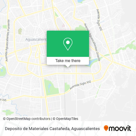 Mapa de Deposito de Materiales Castañeda
