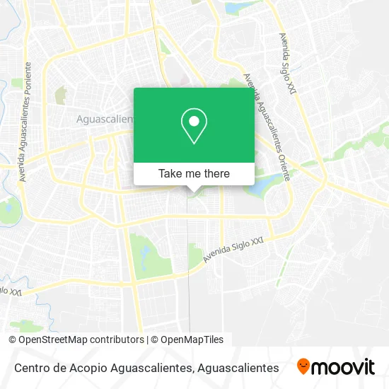 Centro de Acopio Aguascalientes map