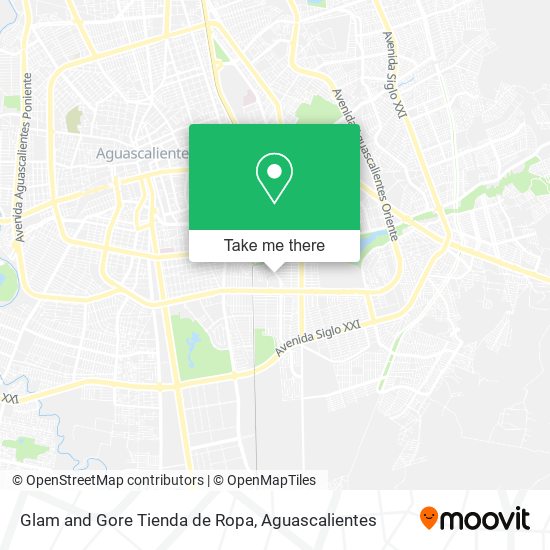 Glam and Gore Tienda de Ropa map