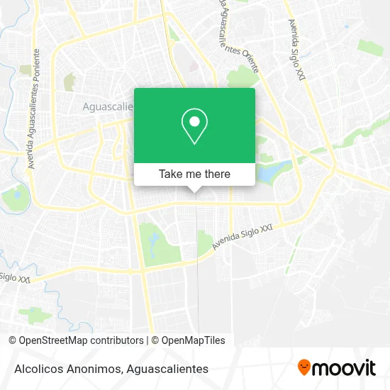 Alcolicos Anonimos map