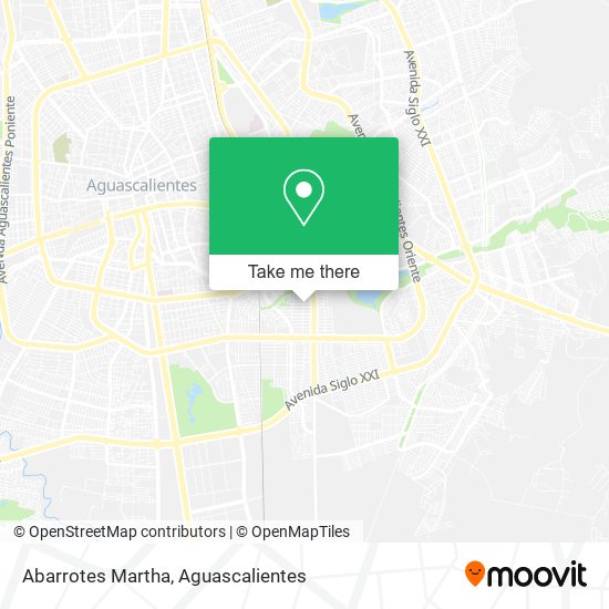 Abarrotes Martha map