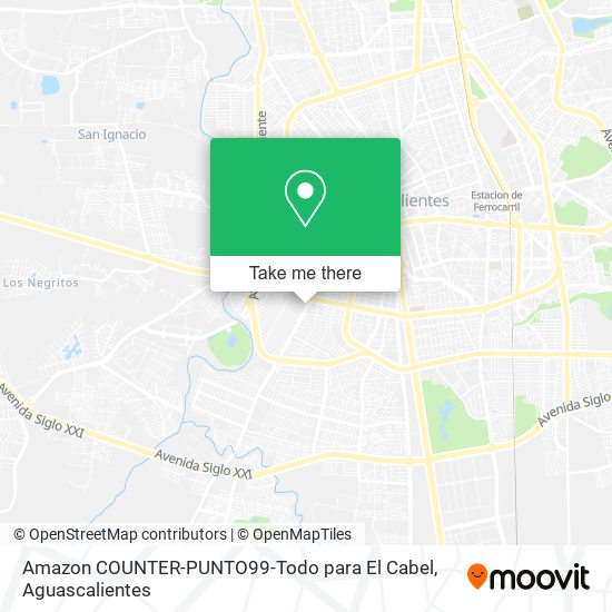 Amazon COUNTER-PUNTO99-Todo para El Cabel map