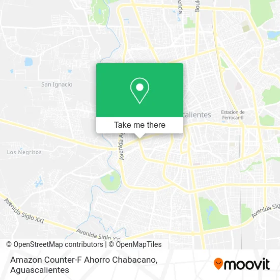 Amazon Counter-F Ahorro Chabacano map