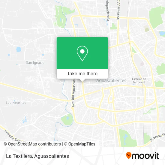 La Textilera map