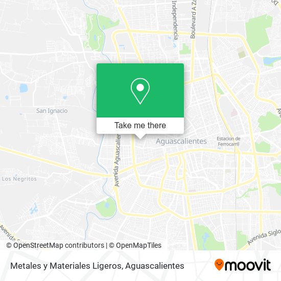 Metales y Materiales Ligeros map