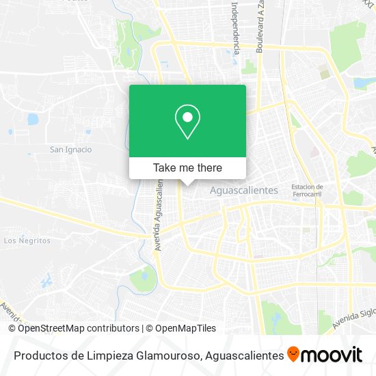 Productos de Limpieza Glamouroso map