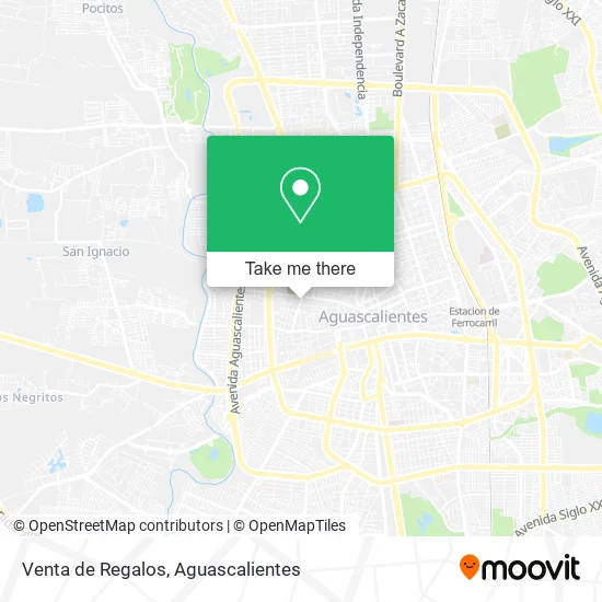Venta de Regalos map