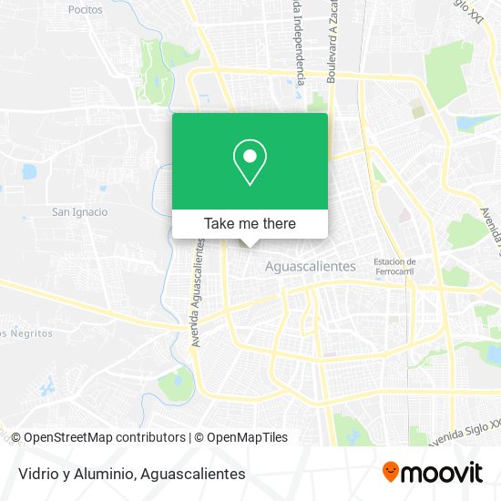 Vidrio y Aluminio map