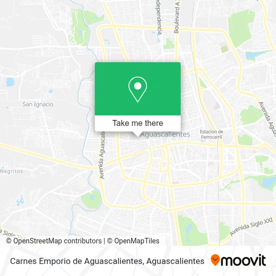 Carnes Emporio de Aguascalientes map