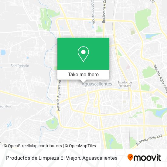 Productos de Limpieza El Viejon map