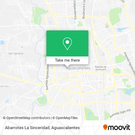 Abarrotes La Sinceridad map