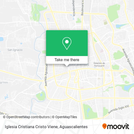 Iglesia Cristiana Cristo Viene map