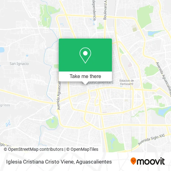 Mapa de Iglesia Cristiana Cristo Viene