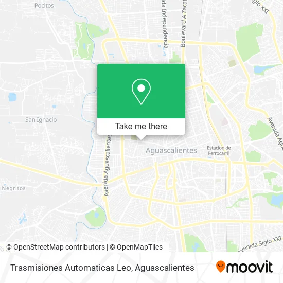 Trasmisiones Automaticas Leo map