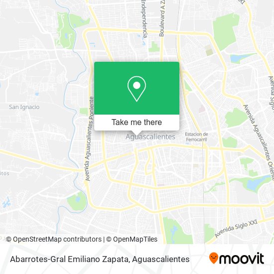 Mapa de Abarrotes-Gral Emiliano Zapata