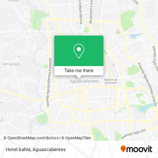 Hotel bahía map