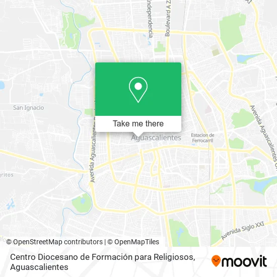 Centro Diocesano de Formación para Religiosos map