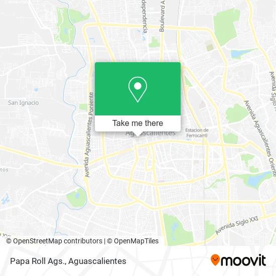 Papa Roll Ags. map