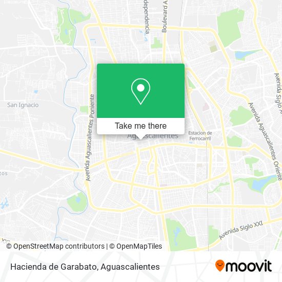 Hacienda de Garabato map