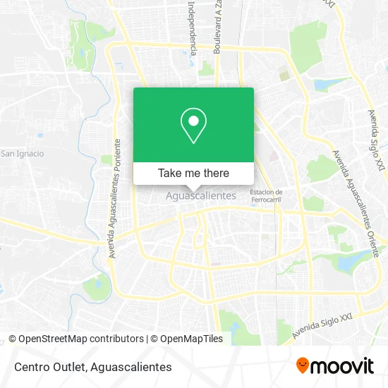 Mapa de Centro Outlet