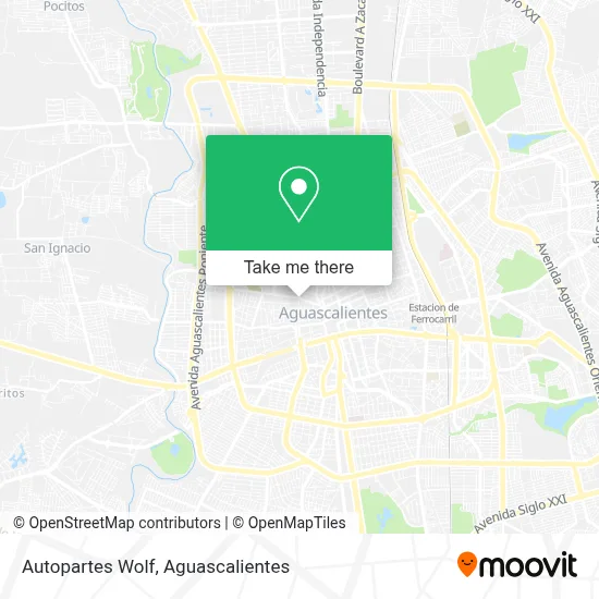 Autopartes Wolf map