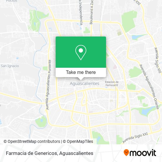 Farmacia de Genericos map