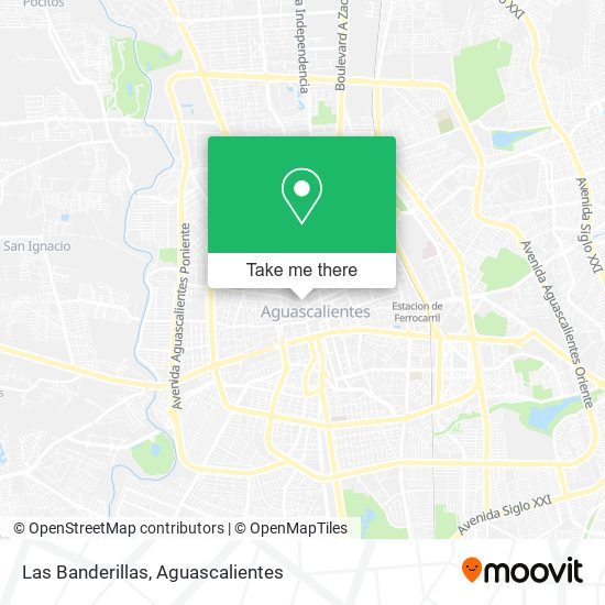 Las Banderillas map