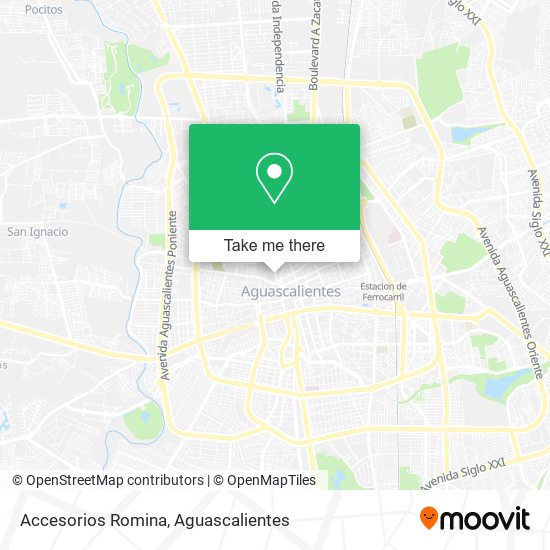Accesorios Romina map