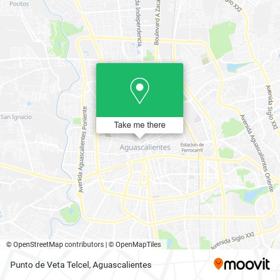 Punto de Veta Telcel map