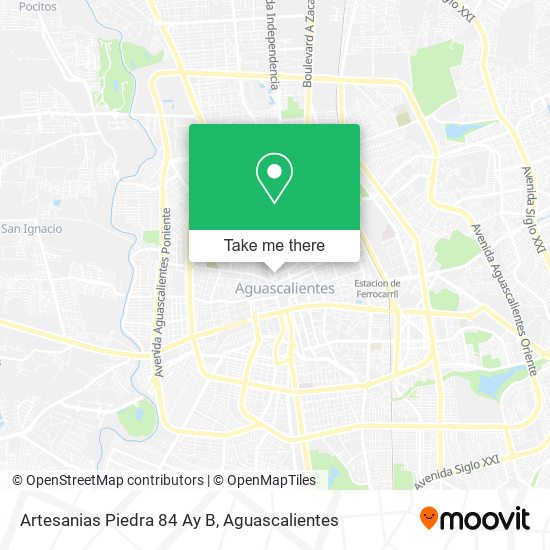 Artesanias Piedra 84 Ay B map