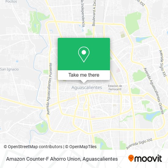 Amazon Counter-F Ahorro Union map