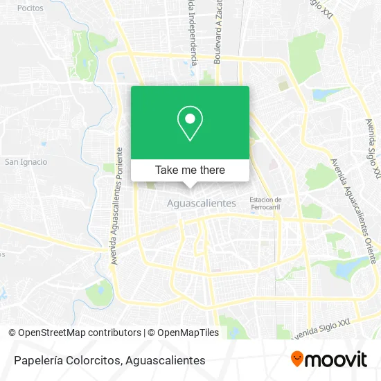 Papelería Colorcitos map