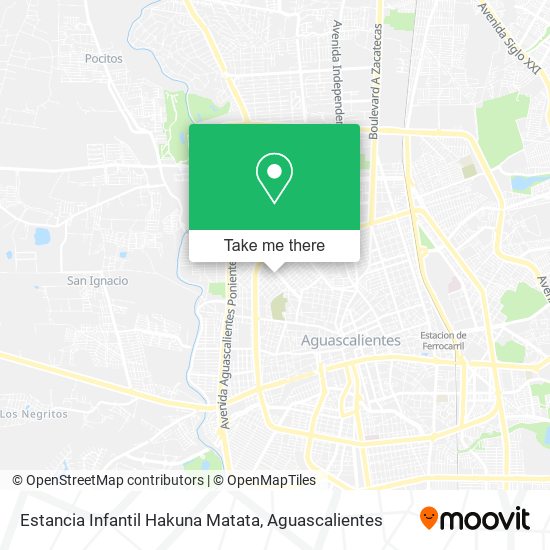 Estancia Infantil Hakuna Matata map