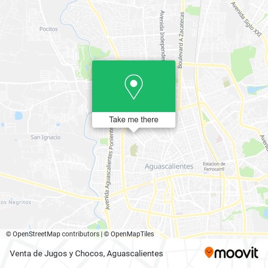 Venta de Jugos y Chocos map