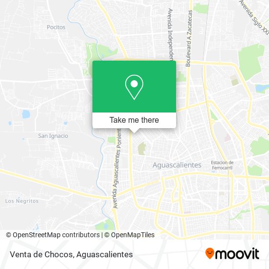 Mapa de Venta de Chocos