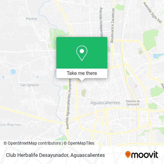 Club Herbalife Desayunador map
