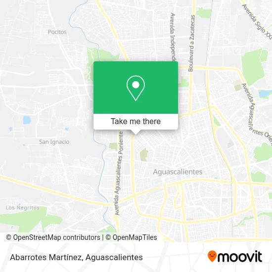 Abarrotes Martínez map