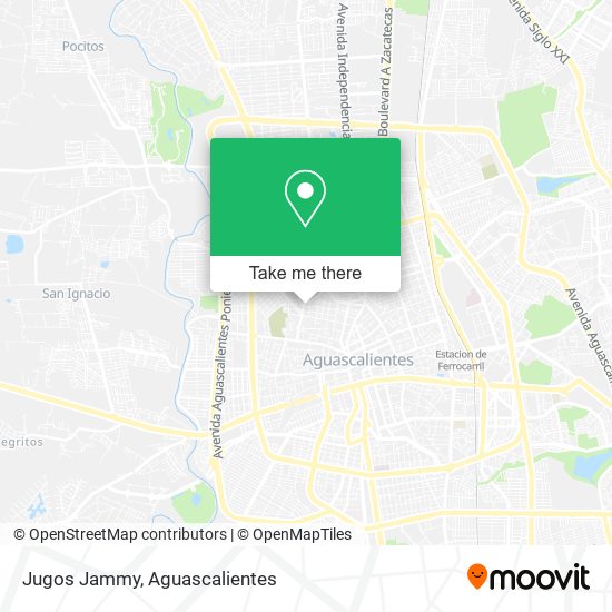 Mapa de Jugos Jammy