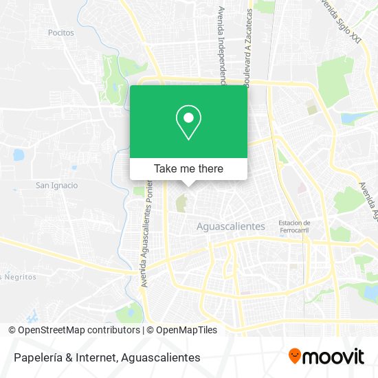 Papelería & Internet map