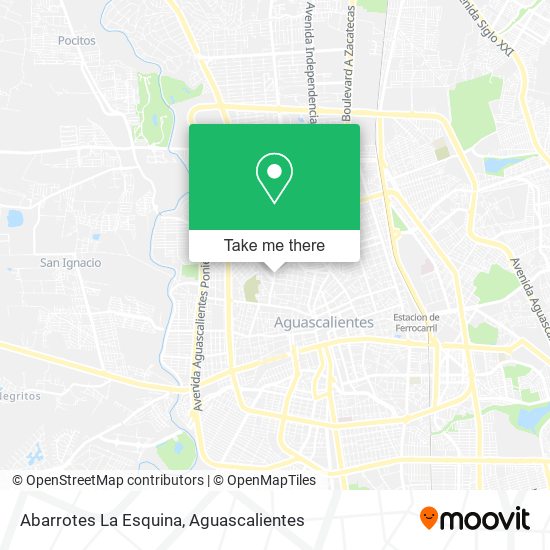 Mapa de Abarrotes La Esquina