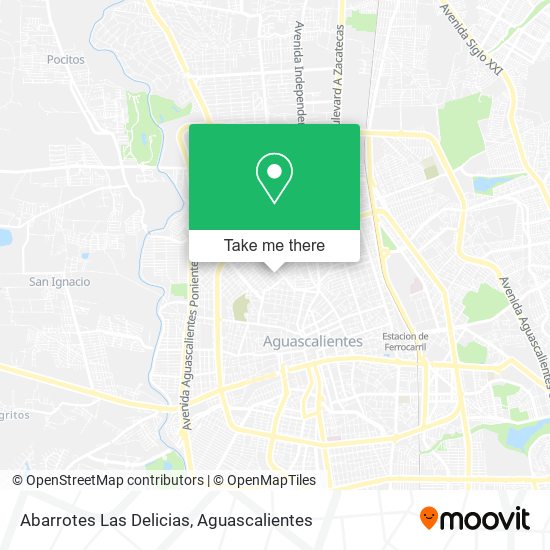 Abarrotes Las Delicias map