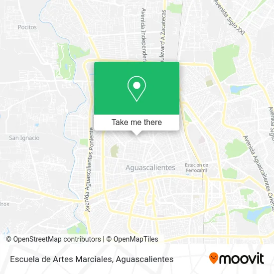Escuela de Artes Marciales map