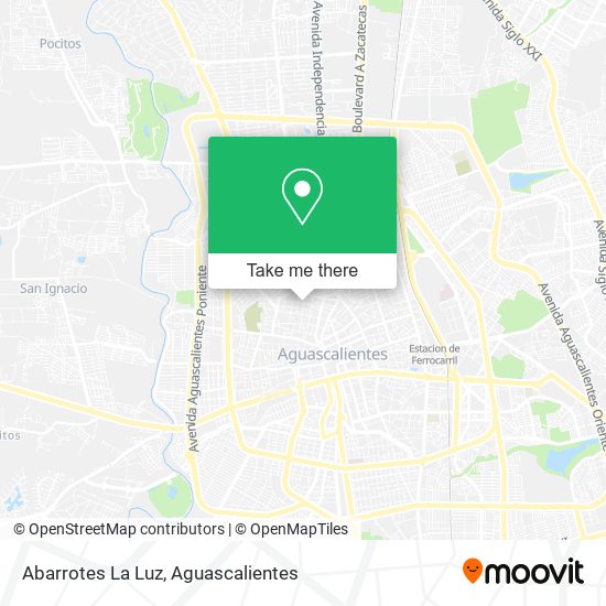 Abarrotes La Luz map