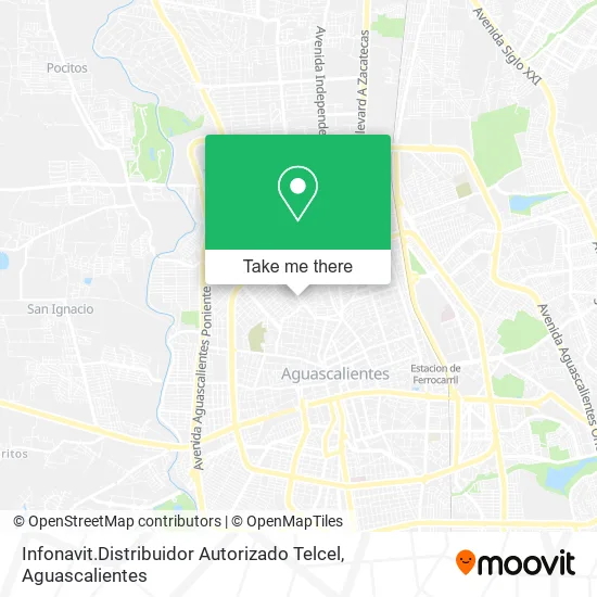 Infonavit.Distribuidor Autorizado Telcel map