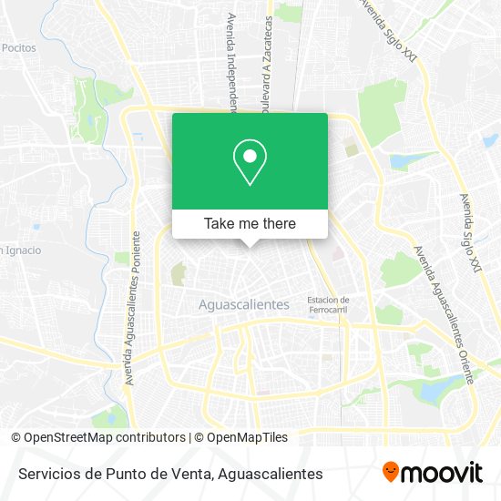 Mapa de Servicios de Punto de Venta