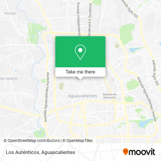 Los Auténticos map